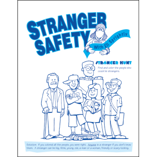 stranger safety activity sheets