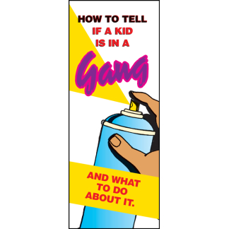 "How to Tell if a Kid is in a Gang" Pamphlet
