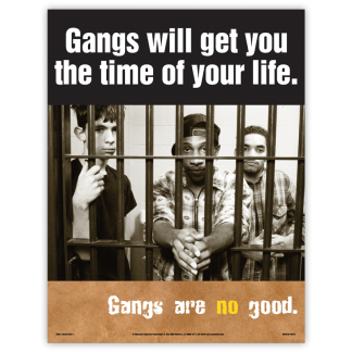 "Gangs Will Get You The Time Of Your Life" Poster