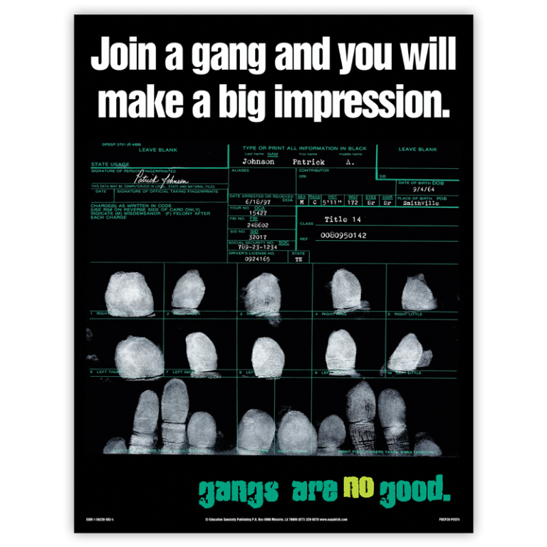 gang prevention posters