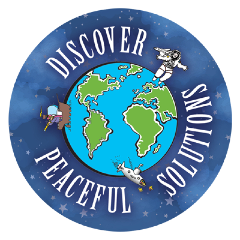 Discover Peaceful Solutions" Sticker
