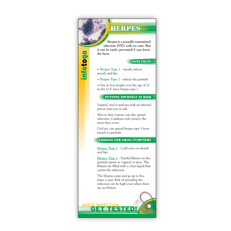 Herpes Rack Card