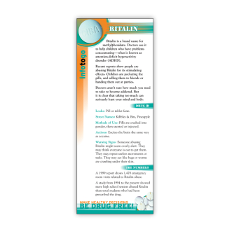 Ritalin Rack Card