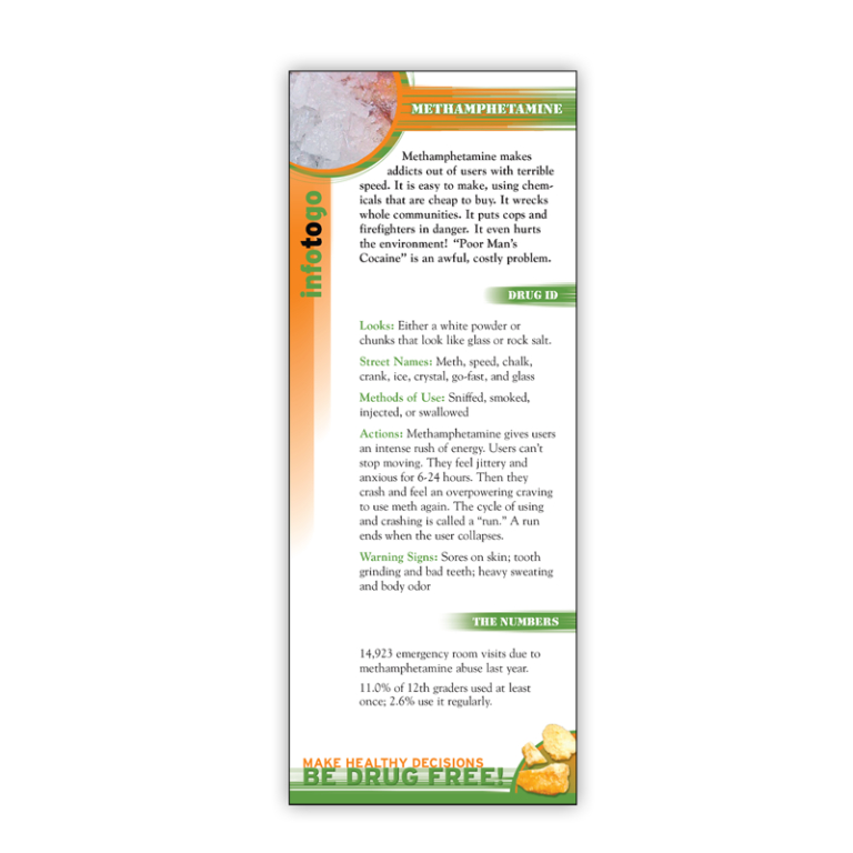Methamphetamine Rack Card