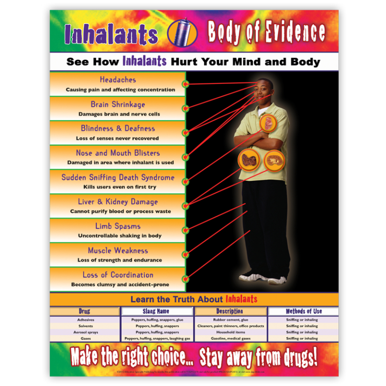 Body of Evidence: Inhalants Poster