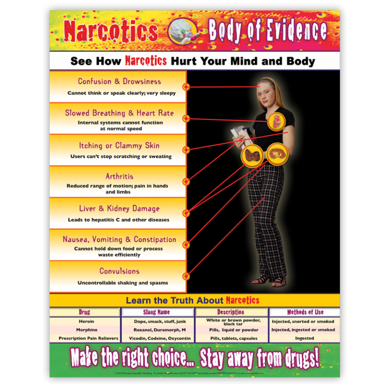 Body of Evidence: Narcotics Poster