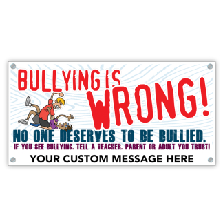 Bullying is Wrong Banner