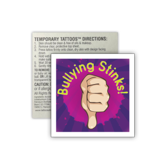 Bullying Stinks Removable Tattoo