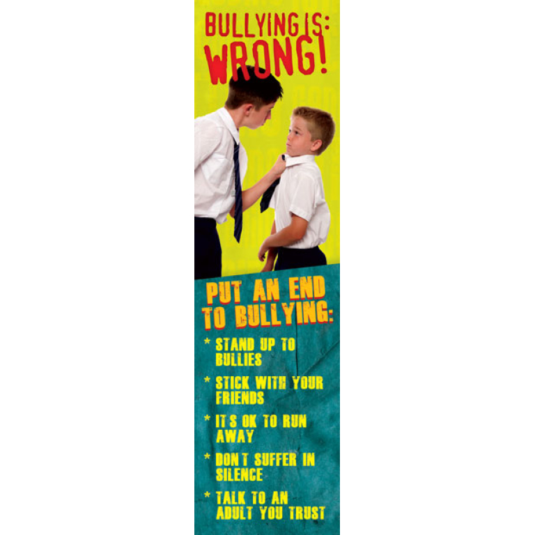 "Bullying is...Wrong" Bookmark