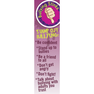 "Bullying Stinks" Bookmark