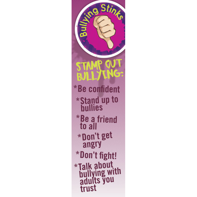"Bullying Stinks" Bookmark