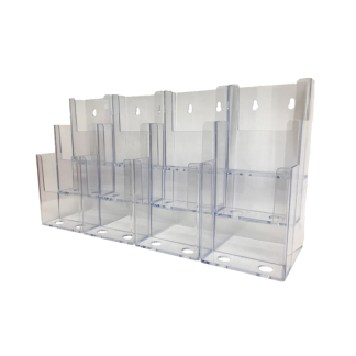 acrylic trifold brochure holder
