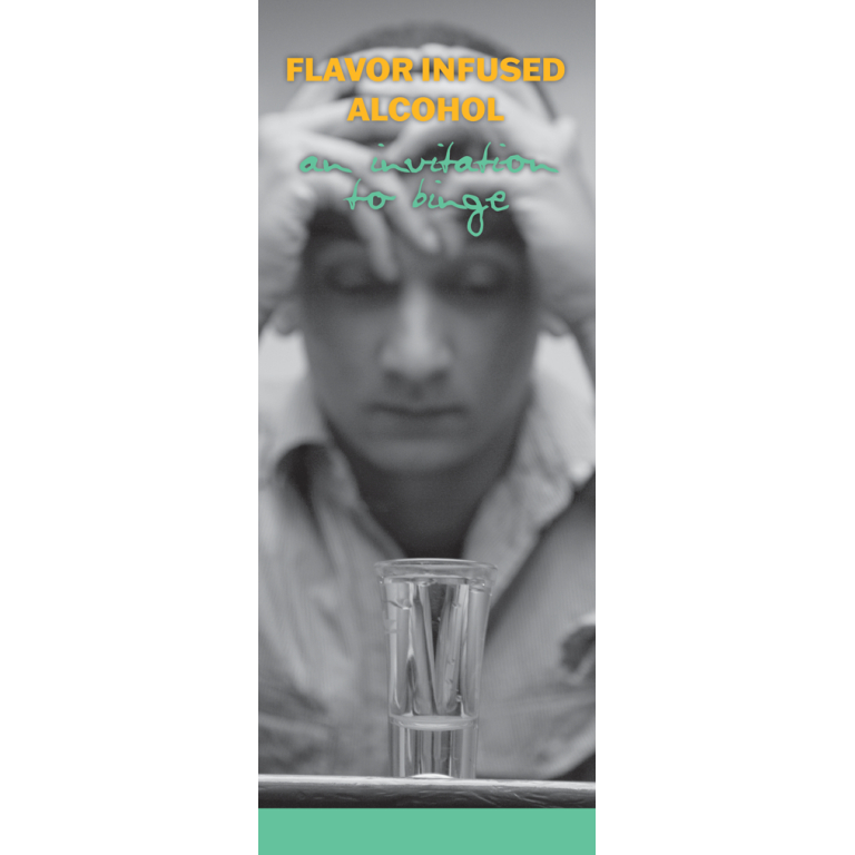 Flavor Infused Alcohol Pamphlets