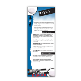 Info to Go Foxy Rack Card