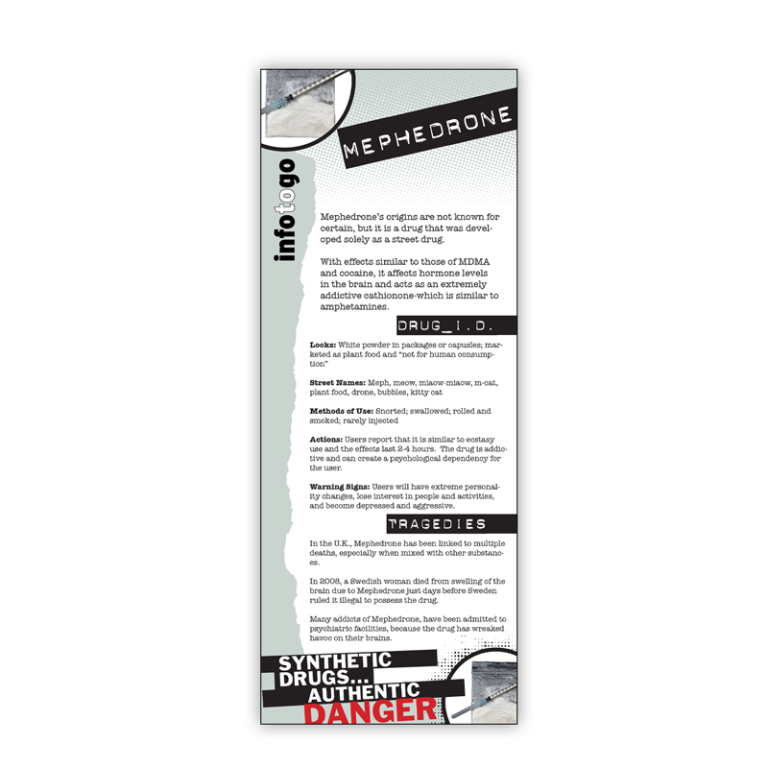 Mephedrone Rack Card