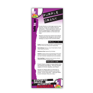 Purple Drank Rack Card
