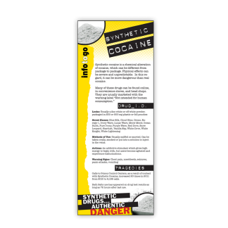 Synthetic Cocaine Rack Card