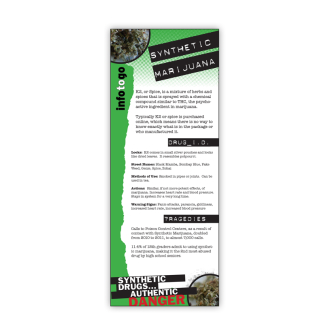 Synthetic Marijuana Rack Card