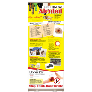 Alcohol Awareness Retractable Display