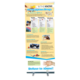Prescription Drugs Retractable Presentation Display