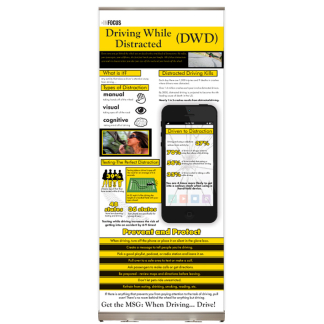 Distracted Driving Retractable Presentation Display