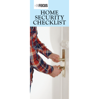 InFocus: Home Security Checklist Pamphlet