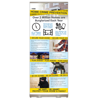 home security retractable presentation display