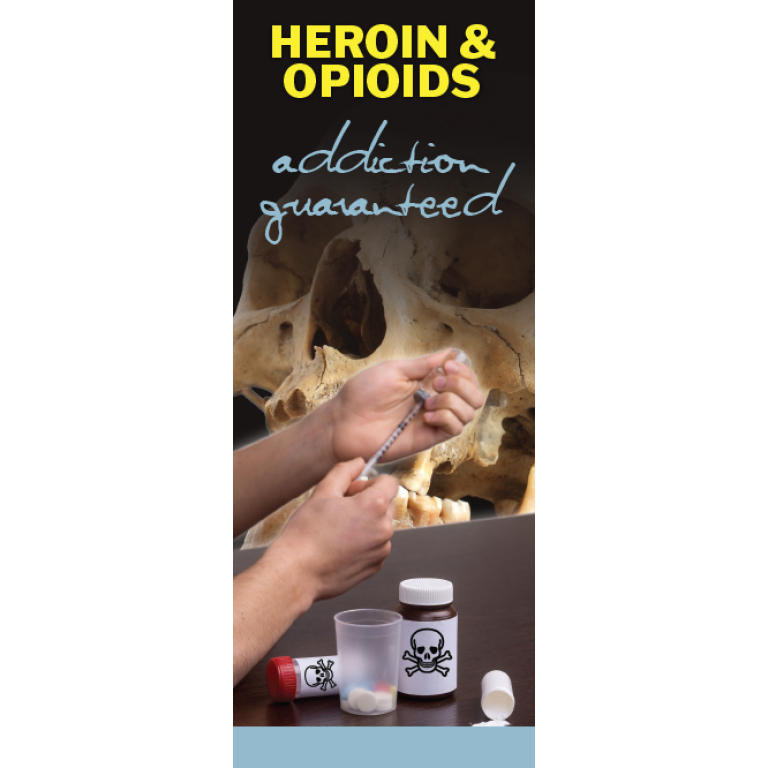 heroin and opioid addiction pamphlet
