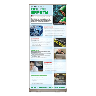 Internet and Online Safety Retractable Display