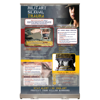 Military Sexual Trauma Tabletop Display