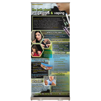 The Truth About E-Cigarettes & Vaping Presentation Display