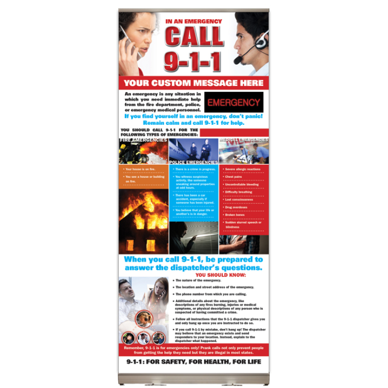 In an Emergency, Call 9-1-1 Presentation Display
