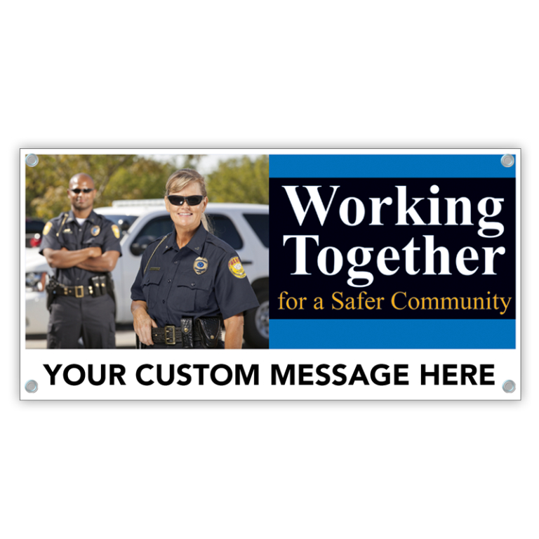 Working Together for A Safer Community Banner