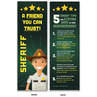 Sheriff Bookmark