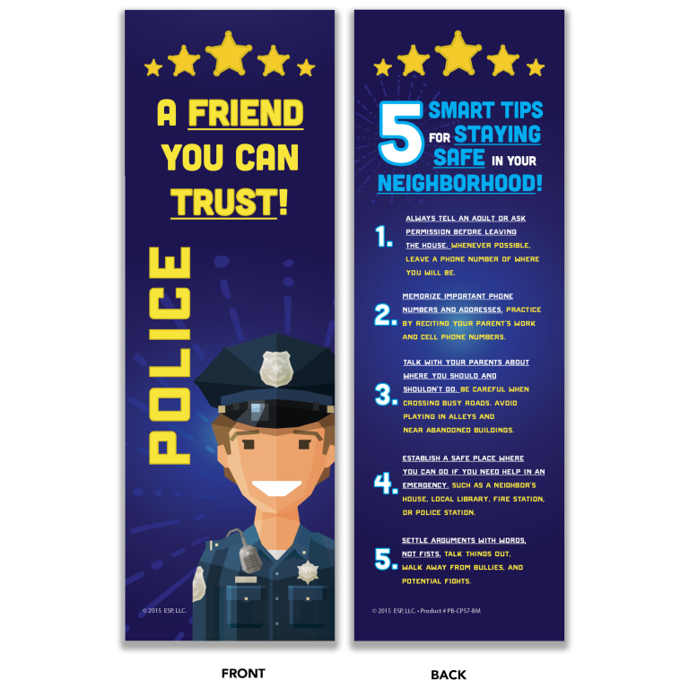 police bookmark