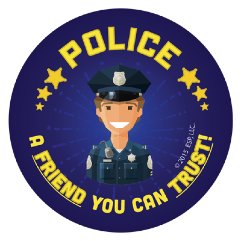 “Police – A Friend You Can Trust” Sticker