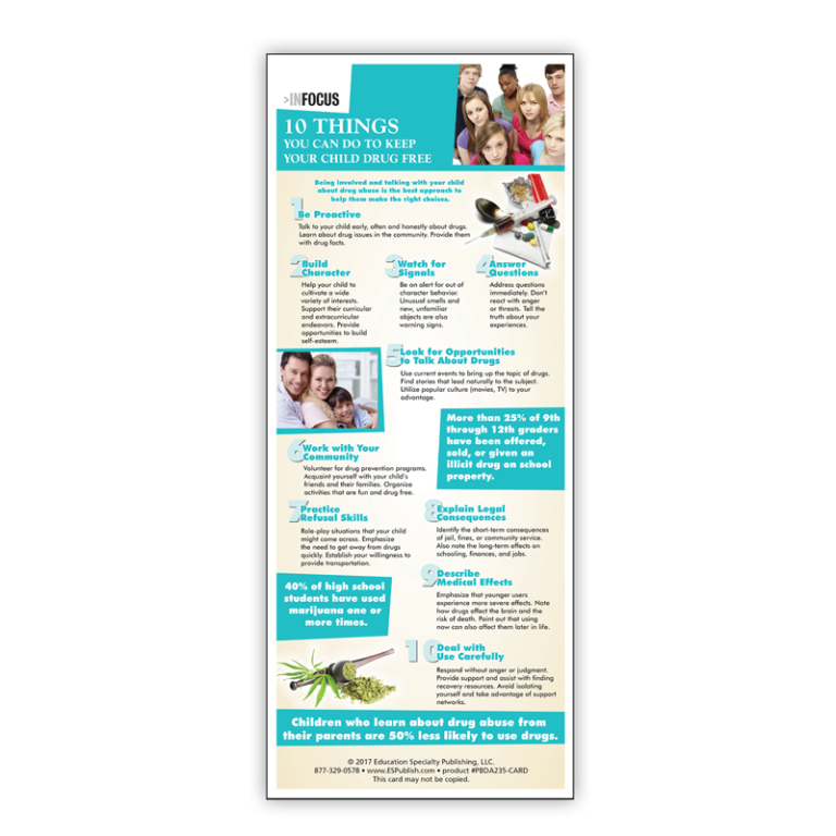 InFocus: Ten Things You Can Do to Keep Your Child Drug Free Presentation Card