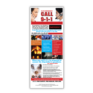 In an Emergency Call 9-1-1 Presentation Cards