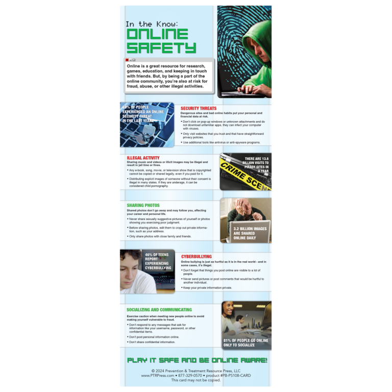 Internet Safety Information Cards