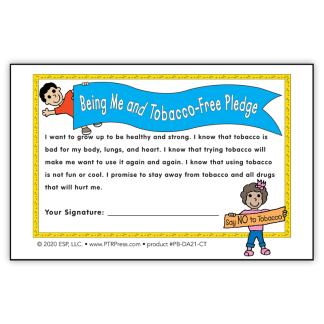 “Being Me and Tobacco-Free!” Certificate