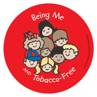 Being Me and Tobacco Free Stickers