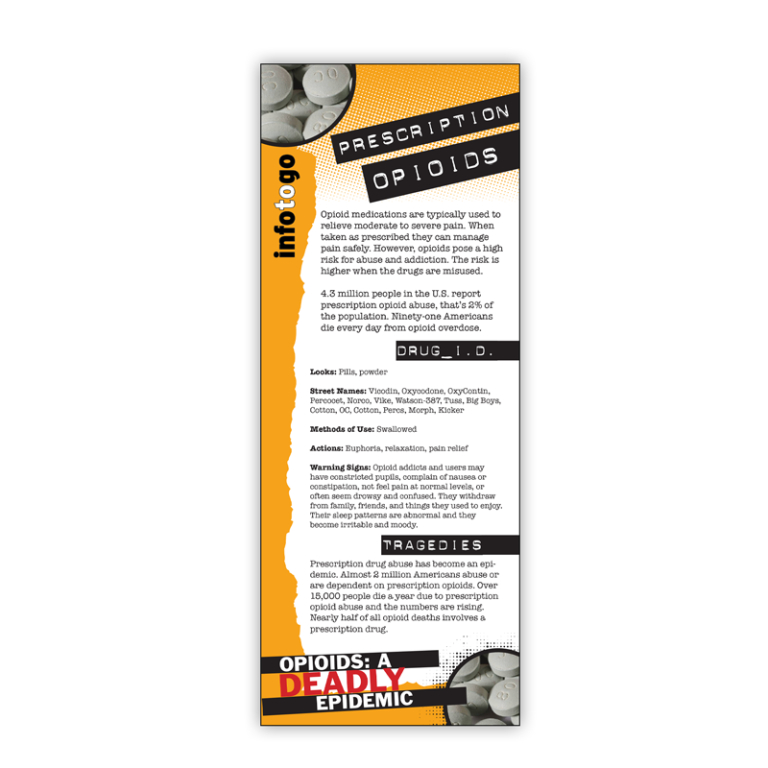 Prescription Opioids Rack Card