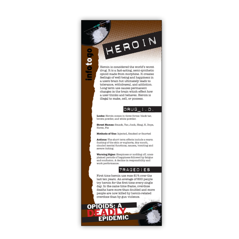 Heroin Rack Card
