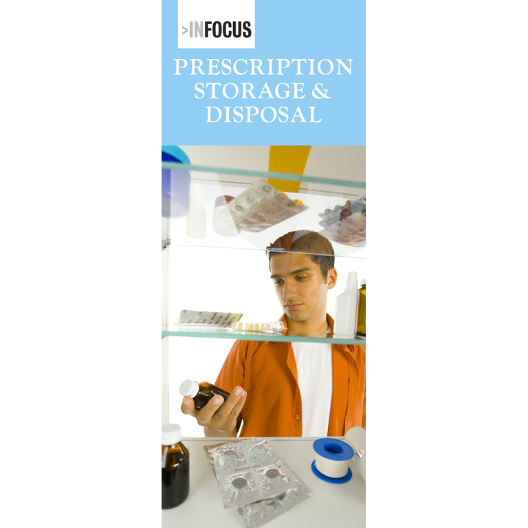 prescription drug storage and disposal pamphlets