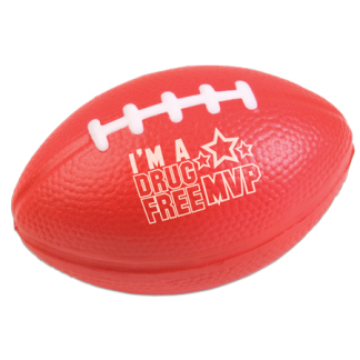 red ribbon week mini football