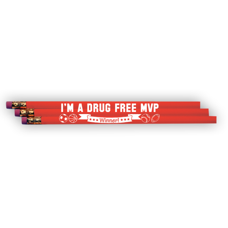 Drug-Free MVP Pencils
