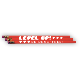 Level Up Drug Free Pencils