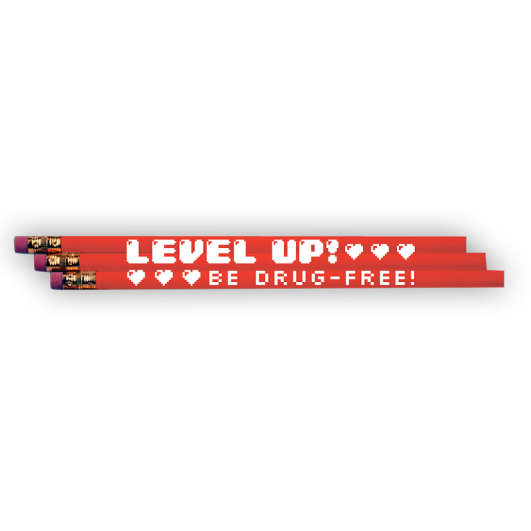 Level Up Drug Free Pencils