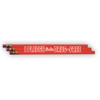 "I Pledge to be Drug-Free" Pencil