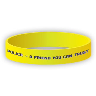 "Police - A Friend You Can Trust" Wristband